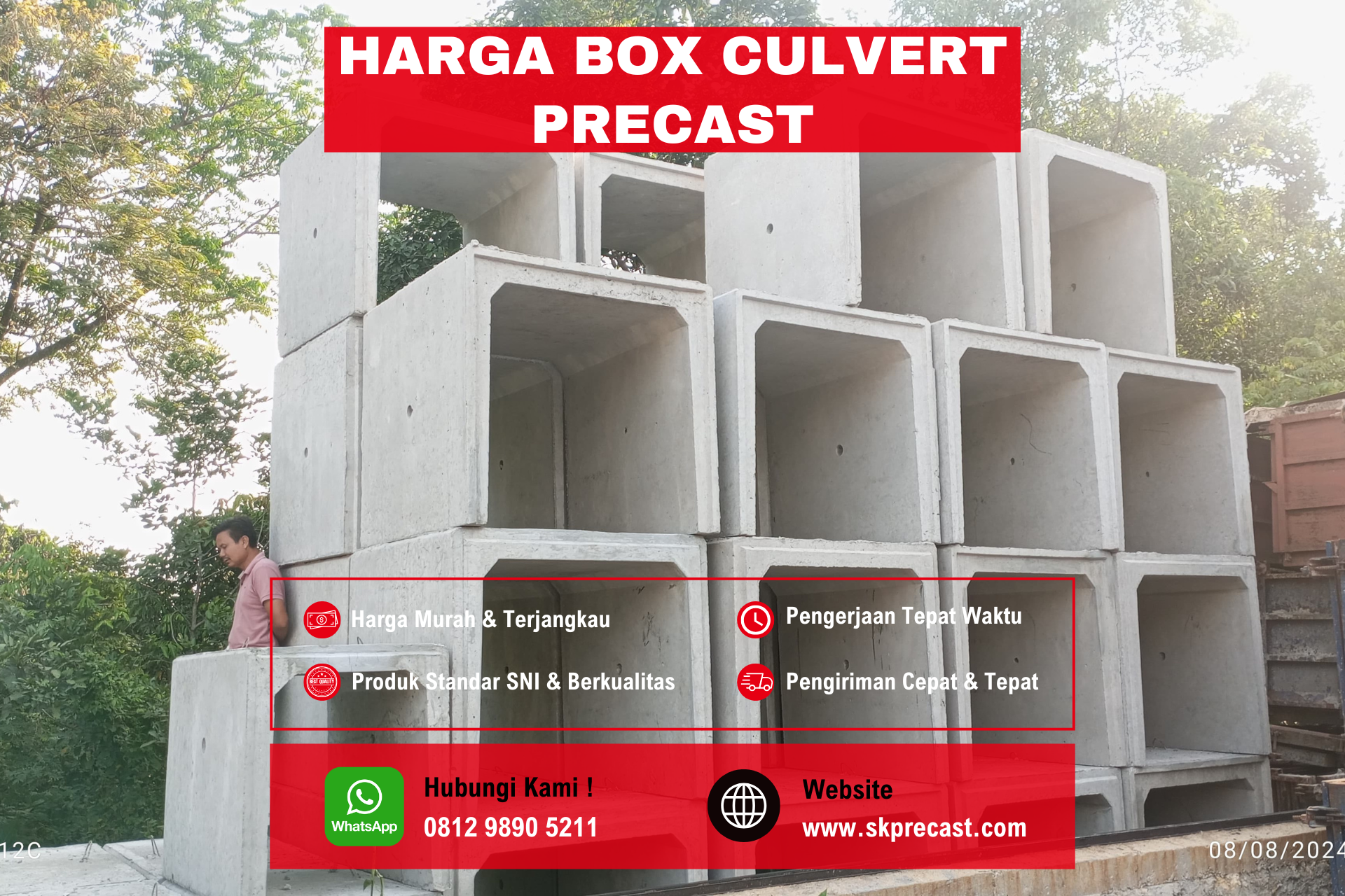 Jual Box Culvert Beton Kota Bandung